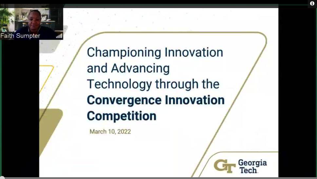 IPaT Thursday Think Tank - Convergence Innovation Competition - March 10, 2022
