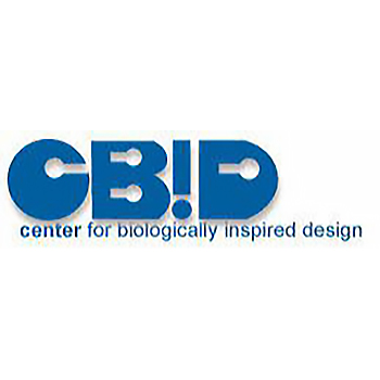 Logo for the Center for Biologically Inspired Design featuring the stylized letters, "CBID."