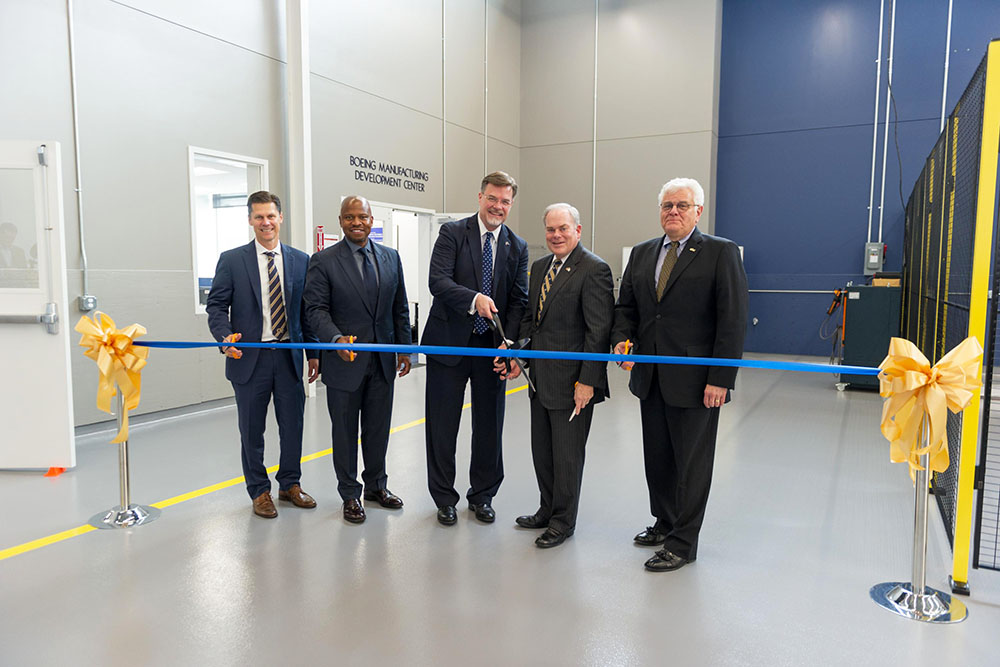 Boeing and Georgia Tech formally opened a new advanced development research center designed to solve some of the toughest technical challenges in manufacturing.
