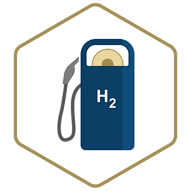 hydrogen utilization icon