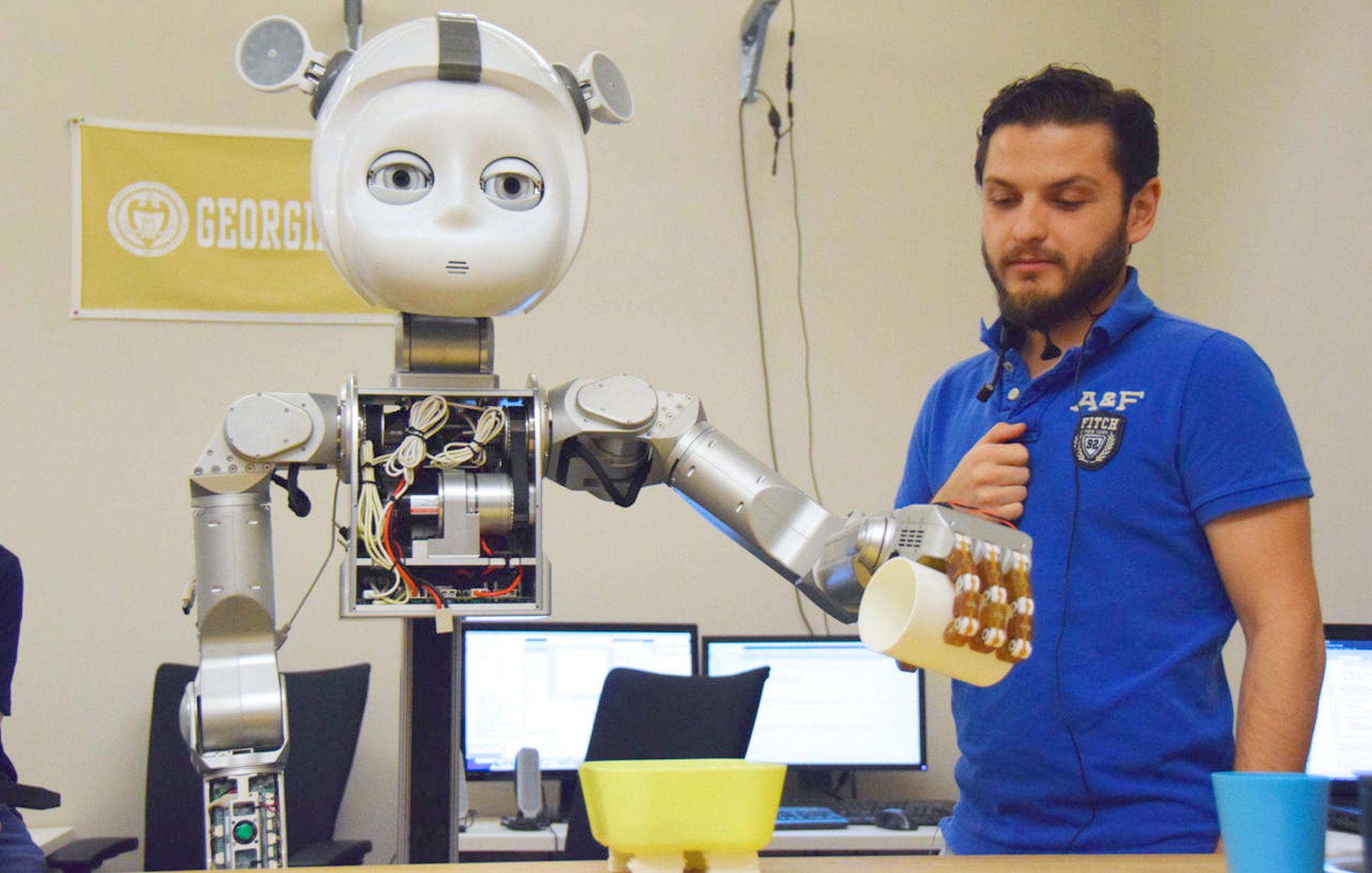Robot demonstration at GT during National Robotics Week