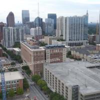 Midtown's Technology Square sits inside 8th Street, 3rd Street, West Peachtree Street, and Williams Street. BYRON SMALL | ATLANTA BUSINESS CHRONICLE