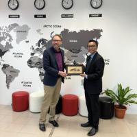 Michael Best with professor Andri Andriyana, director, International Relations Centre at the Universiti Malaya.